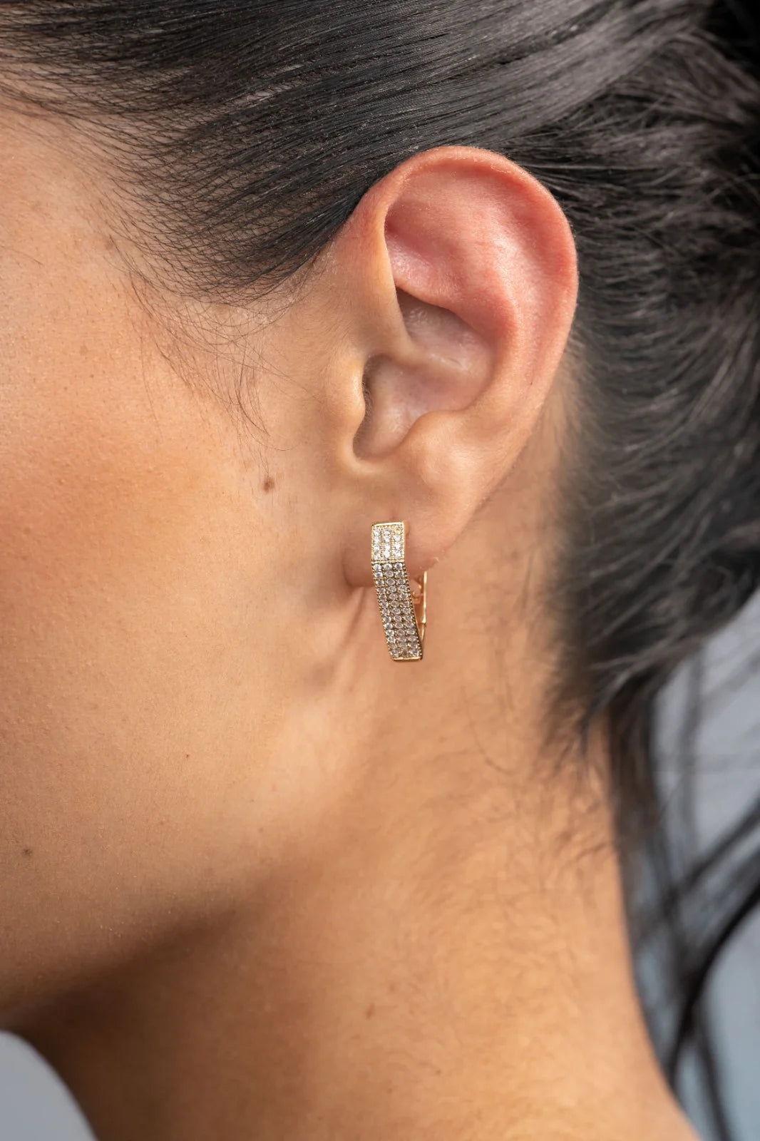 Aretes Berlian en Oro laminado 18k Para Dama