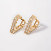 Aretes Berlian en Oro laminado 18k Para Dama