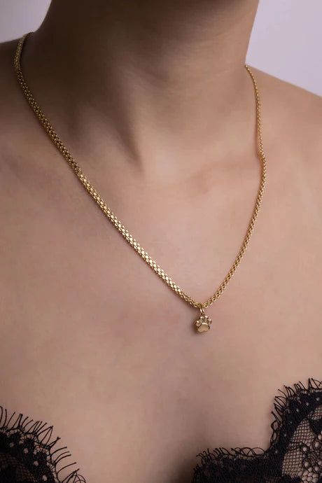Cadena Bismarck en Oro Laminado 18k Para Dama