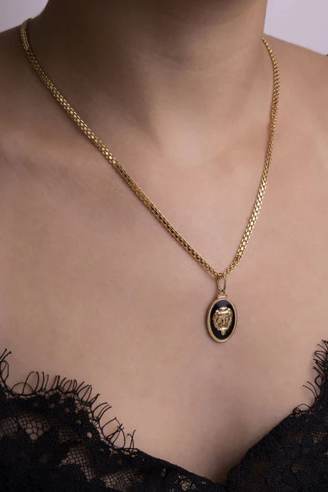 Cadena Bismarck en Oro Laminado 18k Para Dama