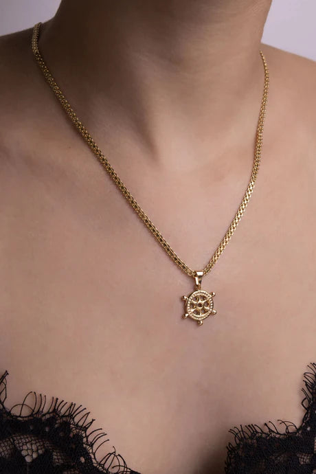 Cadena Bismarck en Oro Laminado 18k Para Dama