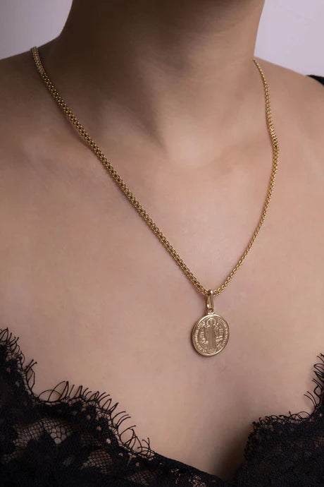 Cadena Bismarck en Oro Laminado 18k Para Dama