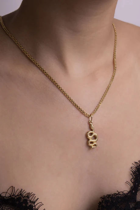 Cadena Bismarck en Oro Laminado 18k Para Dama