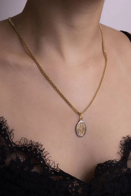 Cadena Bismarck en Oro Laminado 18k Para Dama