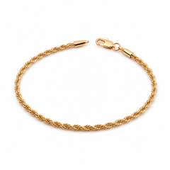 Pulsera Lazo en Oro laminado 18k