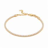 Pulsera Tenis en Oro laminado 18k