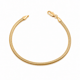Pulsera Serpiente en Oro laminado 18k
