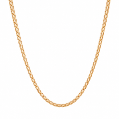 Cadena Bismarck en Oro laminado 18k Para Caballero