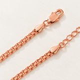 Pulseras Bismarck en Oro Rosado Laminado Para Pareja