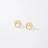 Aretes Paw en Oro laminado 18k Para Dama
