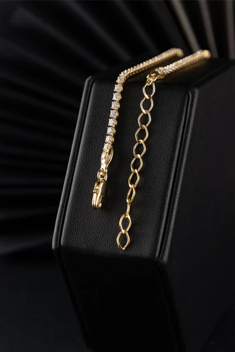 Pulsera Tenis en Oro laminado 18k