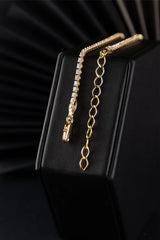 Pulsera Tenis en Oro laminado 18k