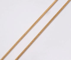Pulsera Cola de Ratón en Oro laminado 18k