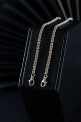 Pulseras Tenis Champagne en Plata 925 Para Pareja
