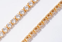 Pulsera Tenis en Oro laminado 18k