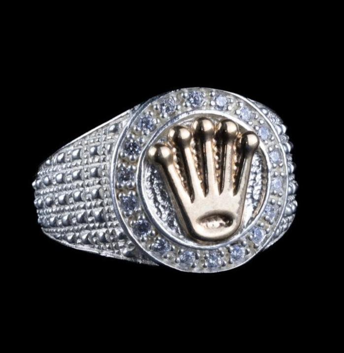 Anillo Tipo Rolex Hombre HOT Oro 14k Precio Anillo Rolex Oro 18k De Oro 14k Precio Anillo