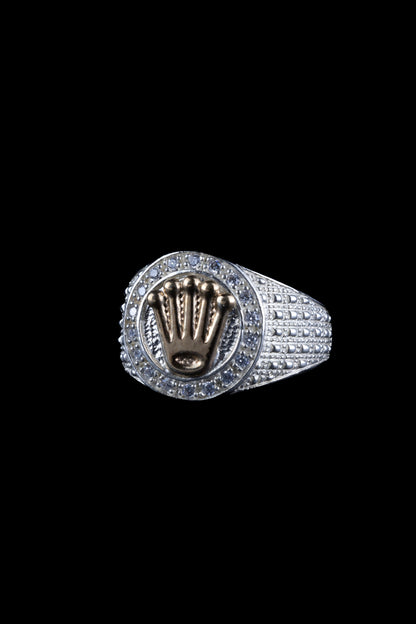 Anillo King Blanco en Plata 925 Para Caballero