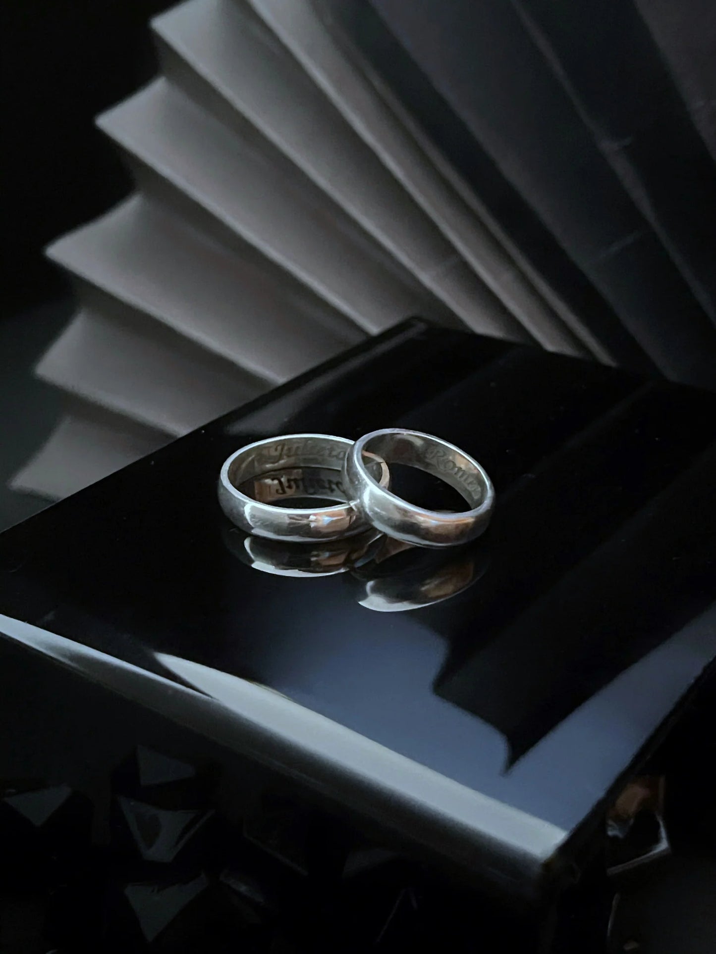 Argollas de Matrimonio Marcadas en Plata 925 Para Pareja