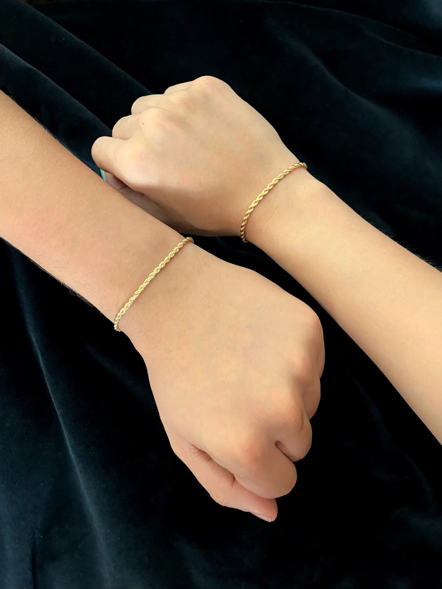 Pulsera Lazo en Oro laminado 18k