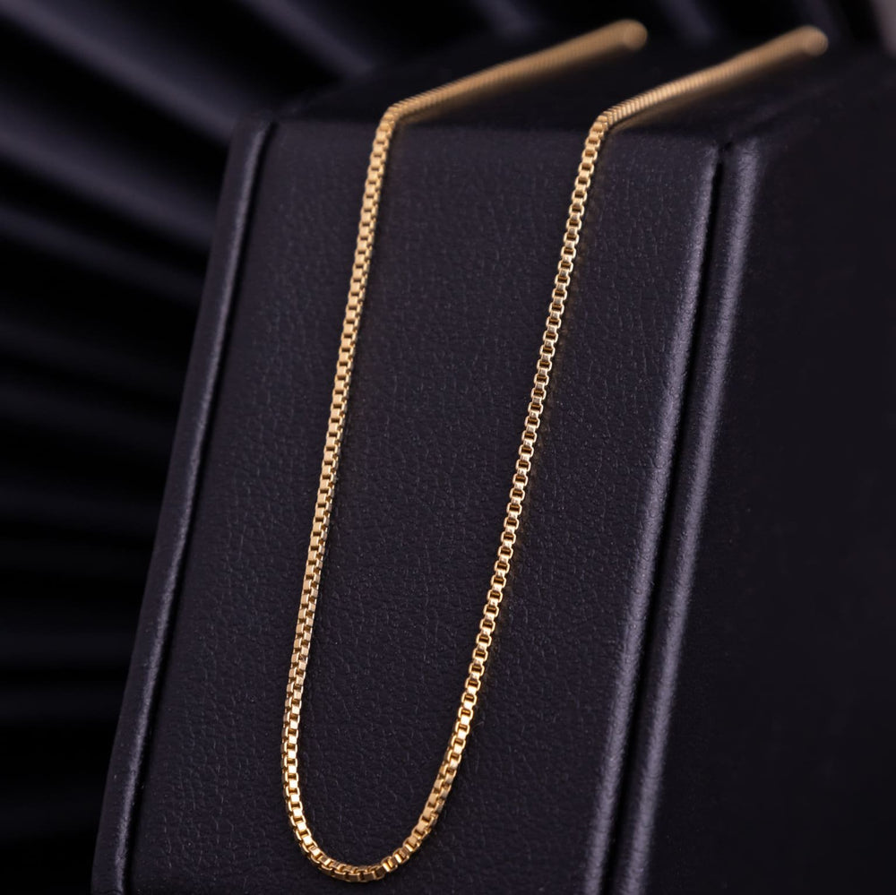 Cadena Veneciana en Oro laminado 18k Para Dama