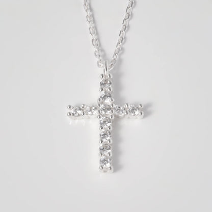 Cadena Celestial Cross en Plata 925 Para Dama