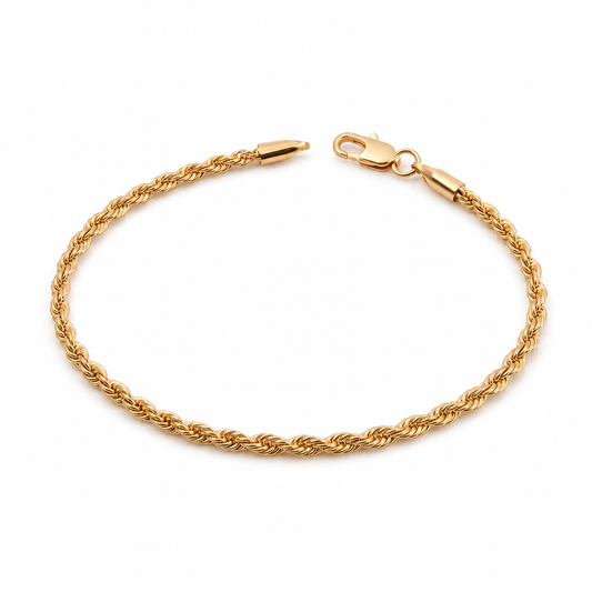 Pulsera Lazo en Oro laminado 18k