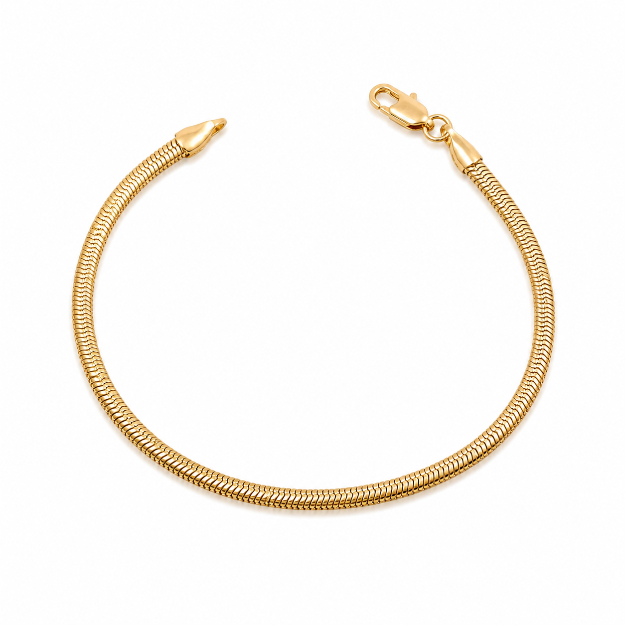 Pulsera Serpiente en Oro laminado 18k
