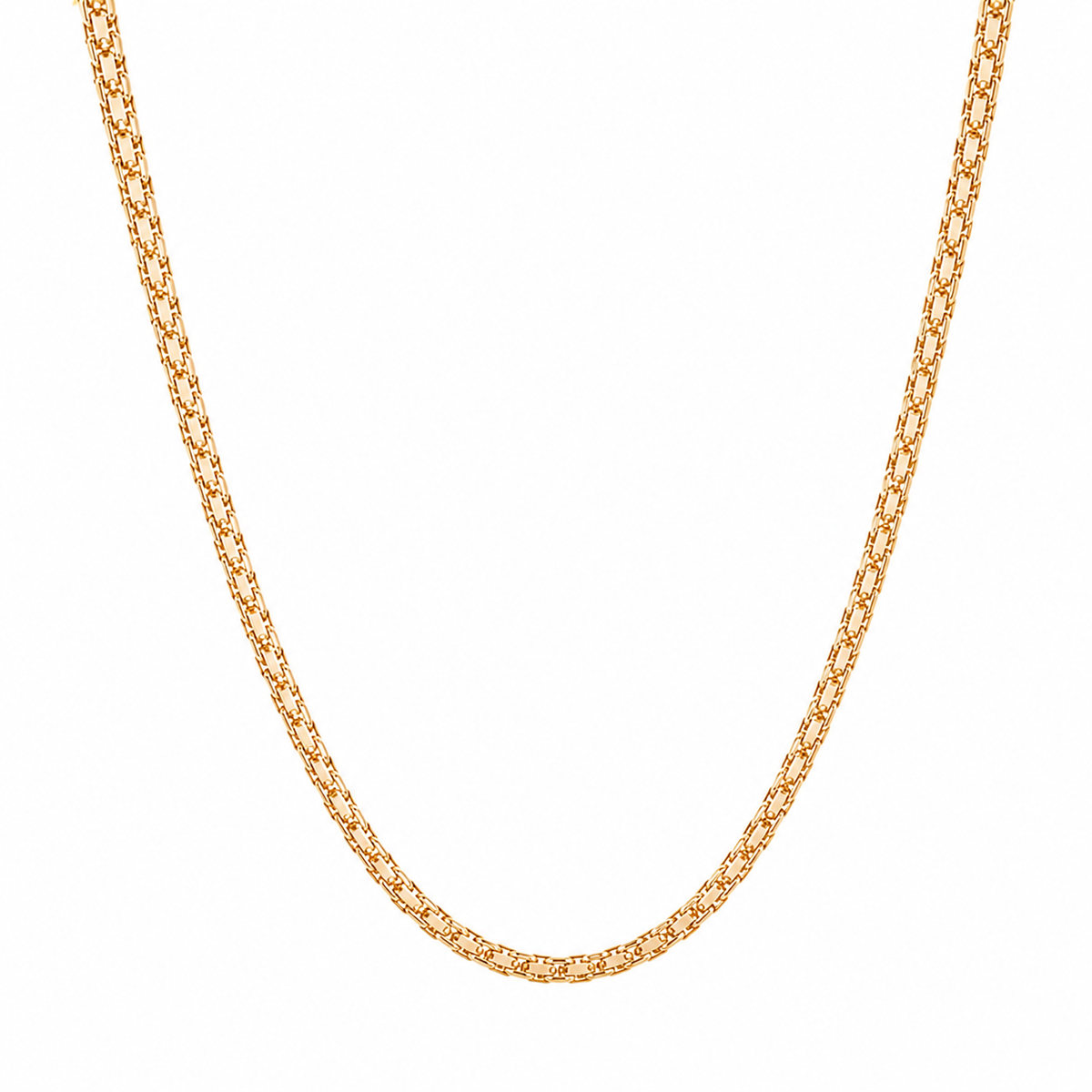 Cadena Bismarck en Oro laminado 18k Para Caballero