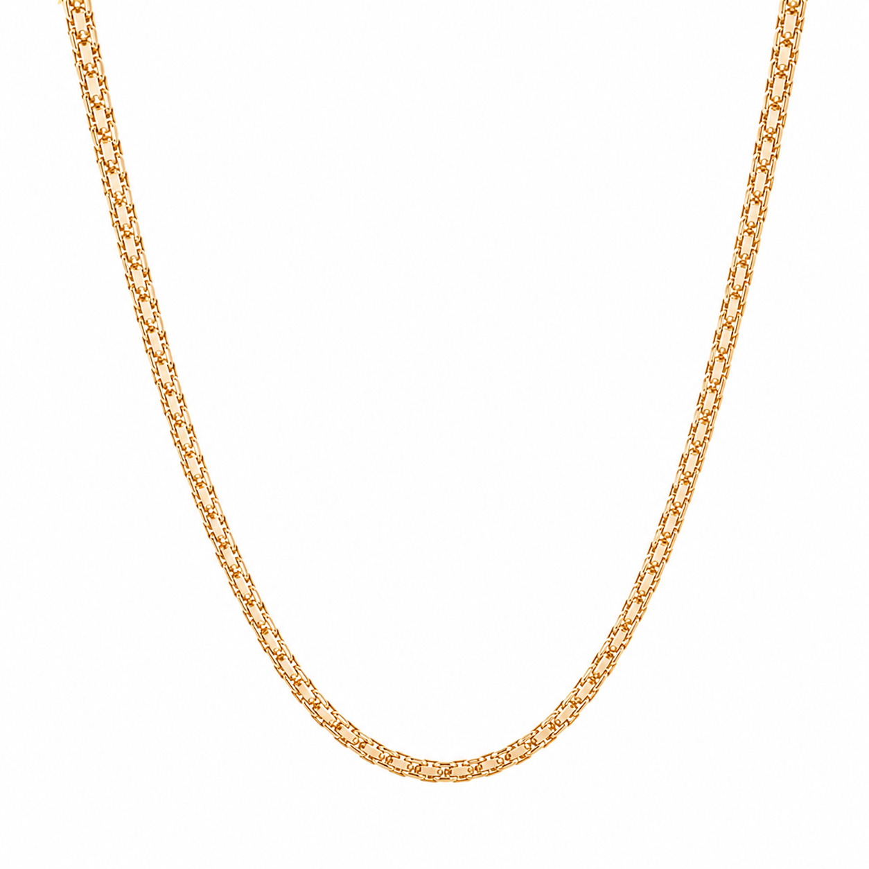 Cadena Bismarck en Oro laminado 18k Para Caballero