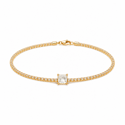 Pulsera Carré Clair en Oro laminado 18k