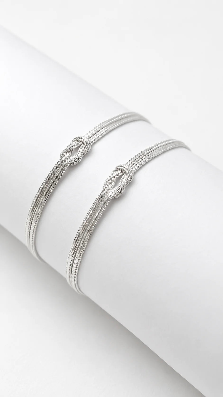 Pulseras Unity en Plata Laminada Para Pareja