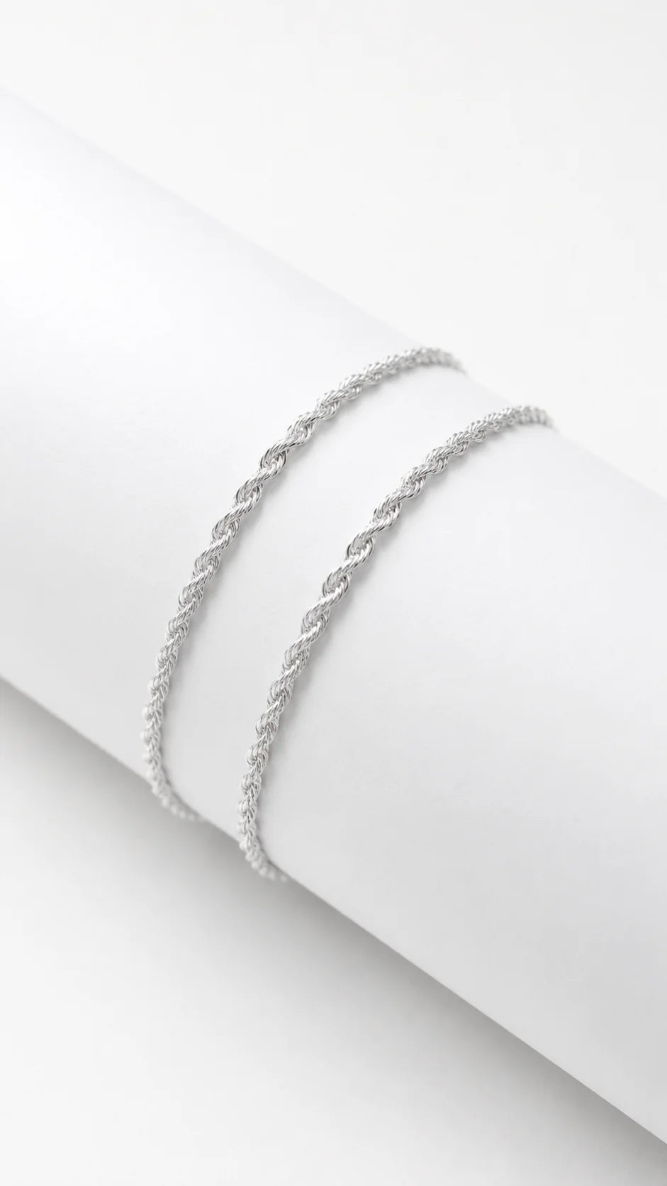 Pulseras Lazo en Plata Laminada 925 Para Pareja