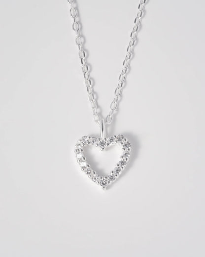 Cadena Corazón Mini en Plata 925 Para Dama