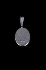 Dije Virgen Milagrosa Grande en Plata 925