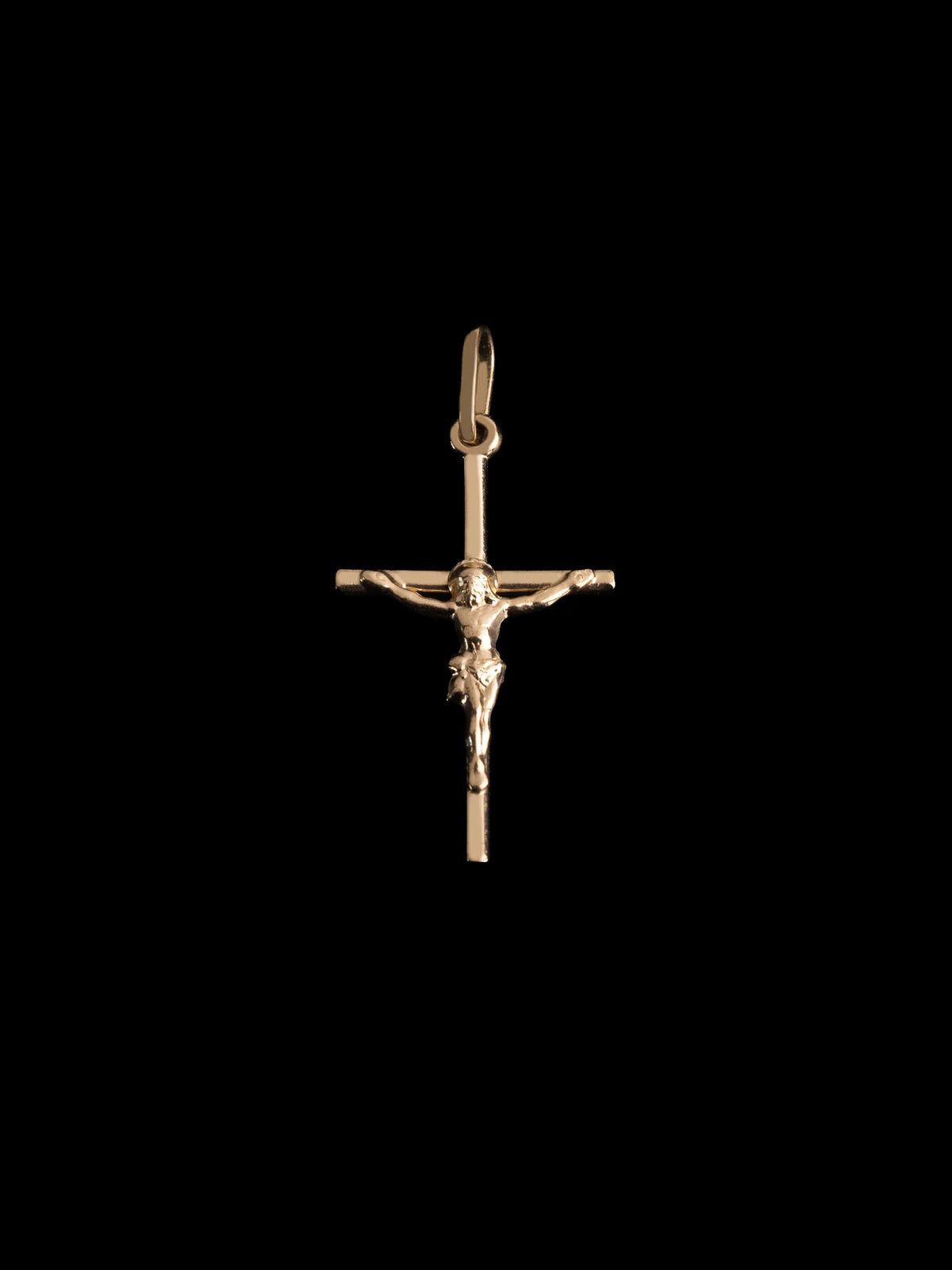 Dije Cristo Esbelto en Oro laminado 18k