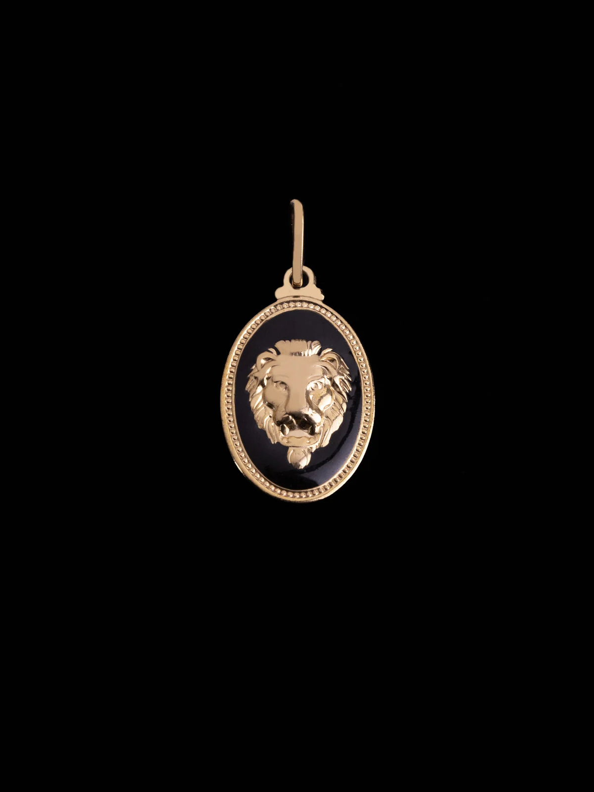 Dije León en Oro laminado 18k