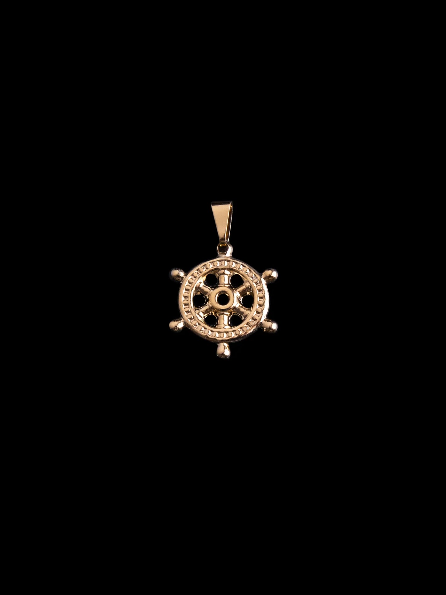 Dije Sailor en Oro laminado 18k