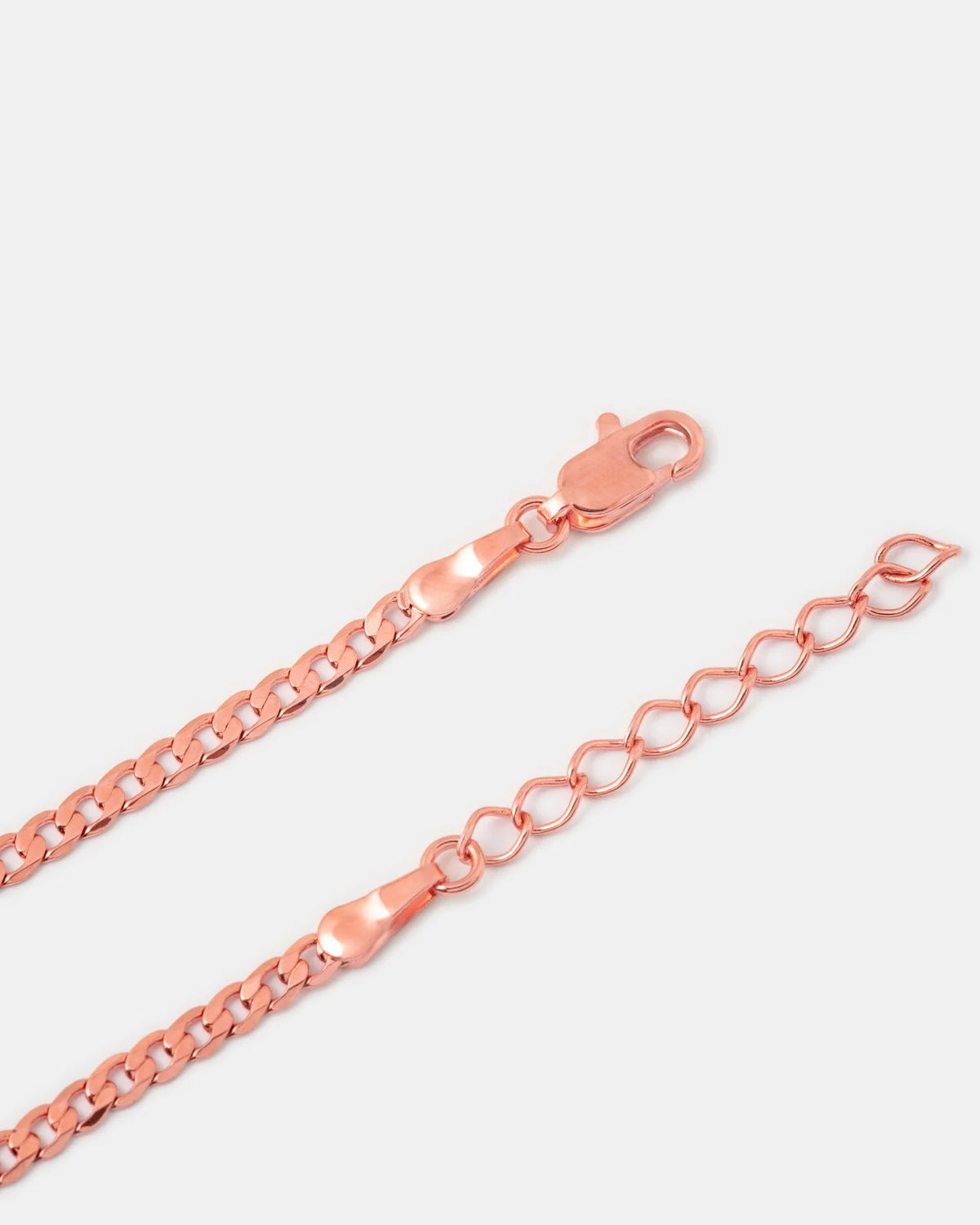 Pulsera Eslabón Plano en Oro Rosado Laminado