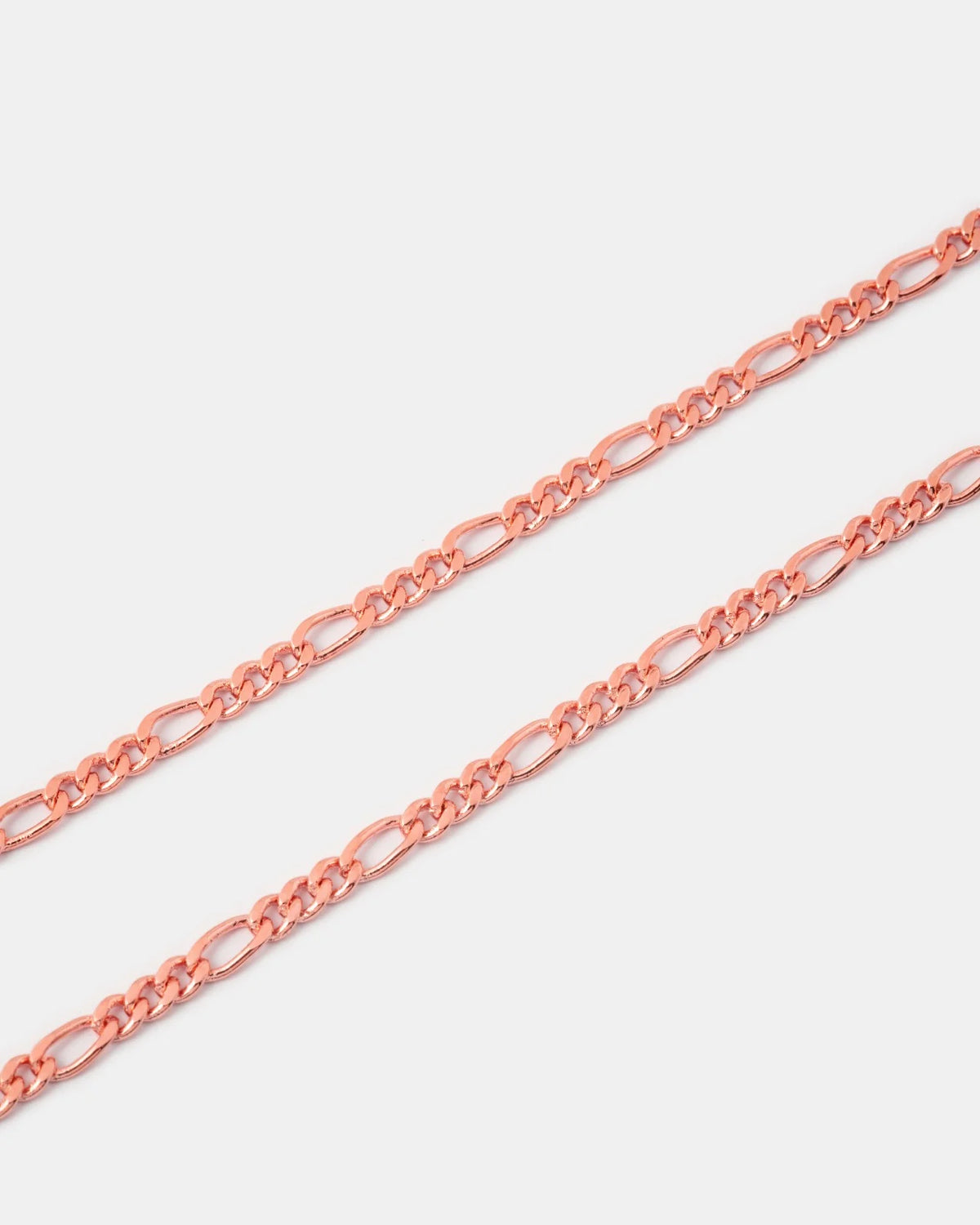 Pulseras Fígaro en Oro Rosado Laminado Para Pareja