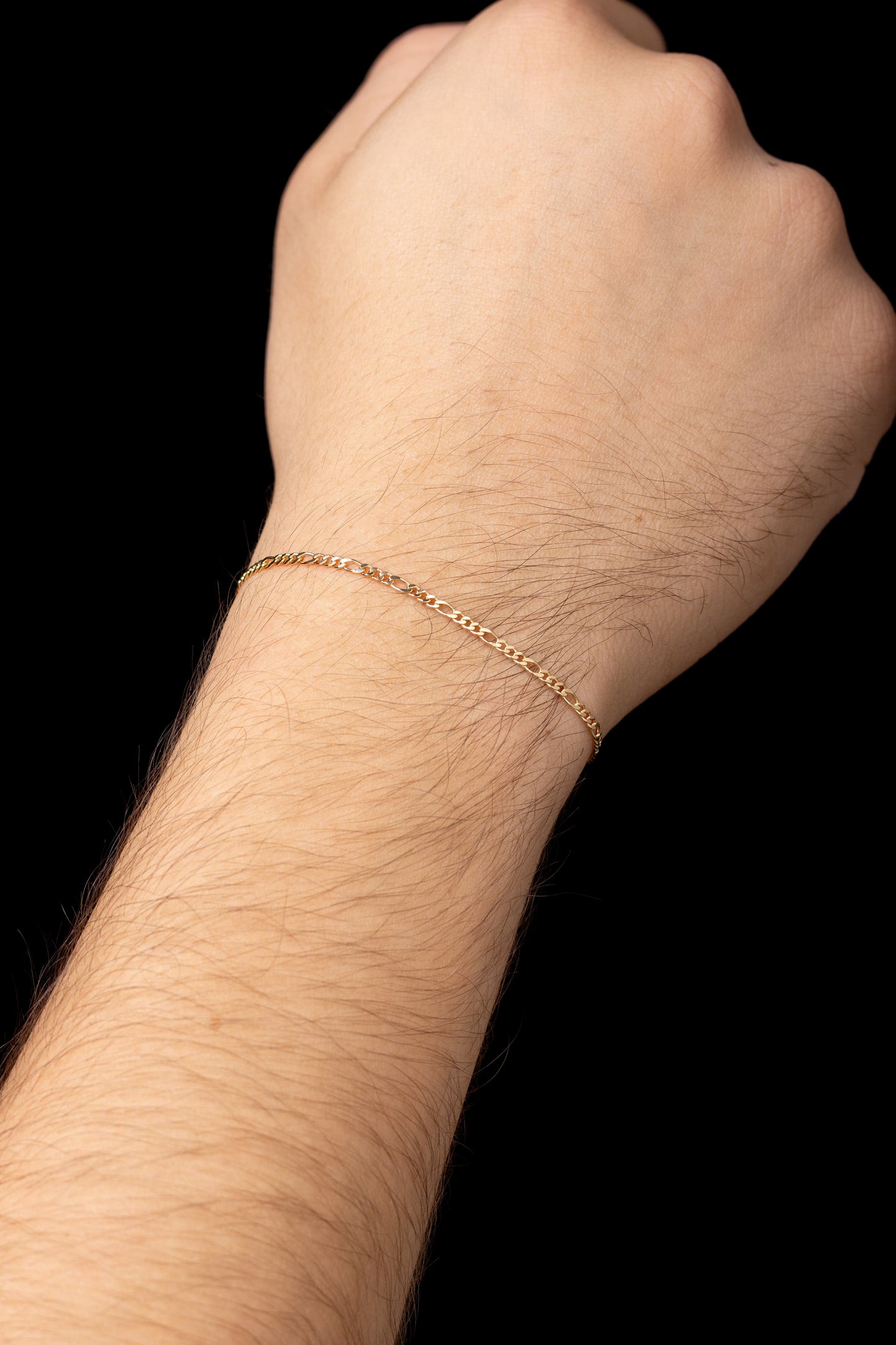 Pulsera Fígaro en Oro laminado 18k