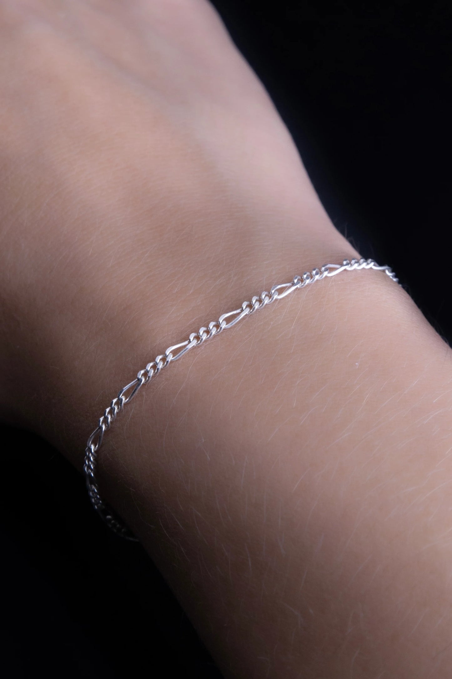 Pulsera Fígaro en Plata 925