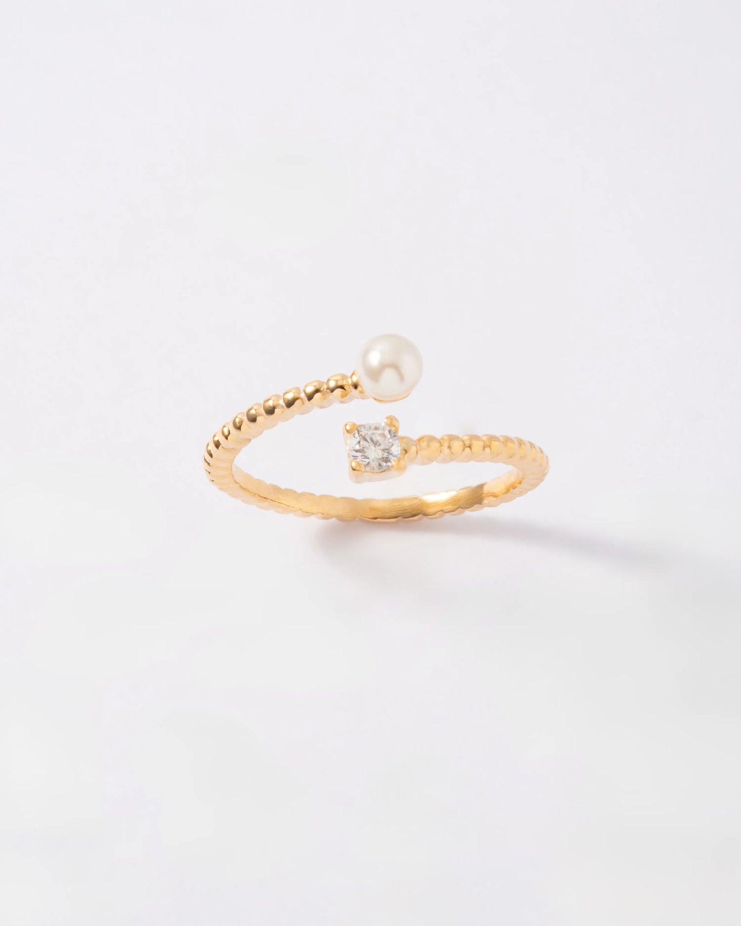 Anillo Gold Pearl en Oro laminado 18k Para Dama