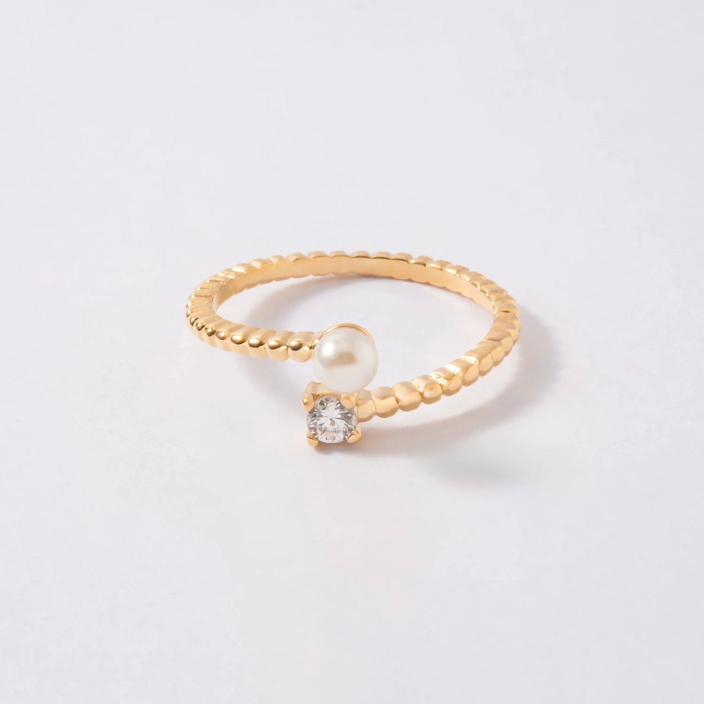 Anillo Gold Pearl en Oro laminado 18k Para Dama