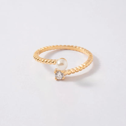 Anillo Gold Pearl en Oro laminado 18k Para Dama