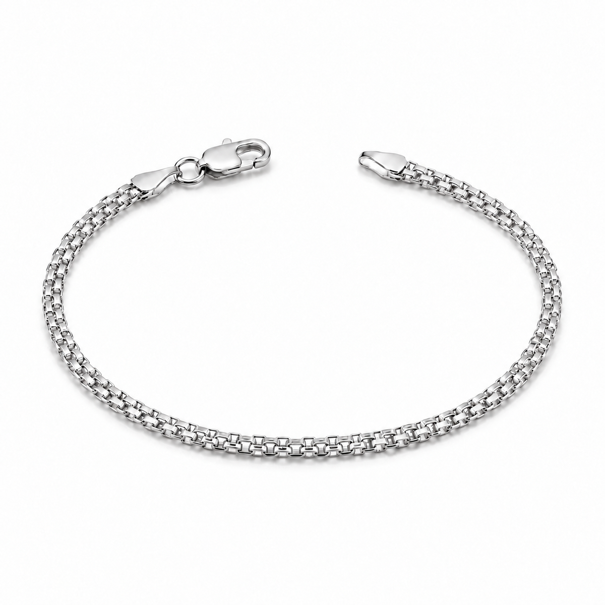 Pulsera Bismarck en Plata 925 Laminada