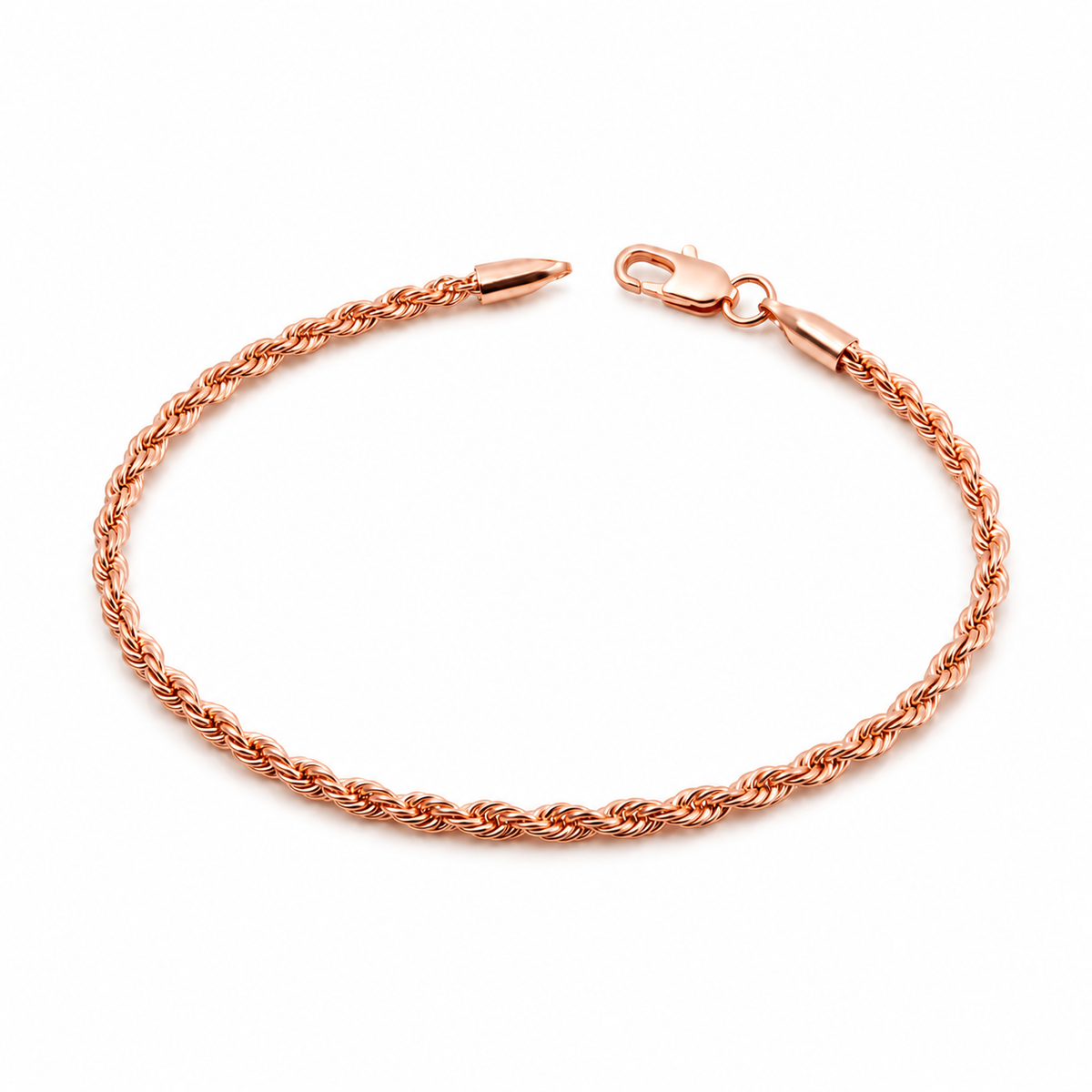 Pulseras Lazo en Oro Rosado Laminado