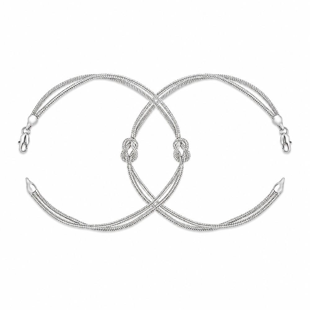 Pulseras Unity en Plata Laminada Para Pareja