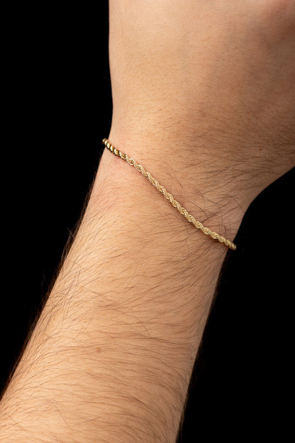 Pulsera Lazo en Oro laminado 18k