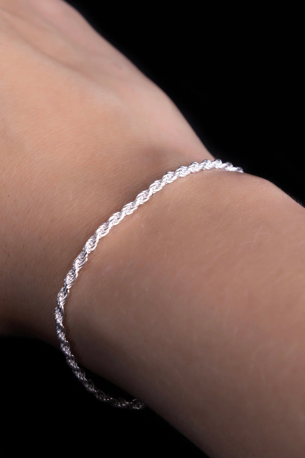 Pulsera Lazo en Plata Laminada 925