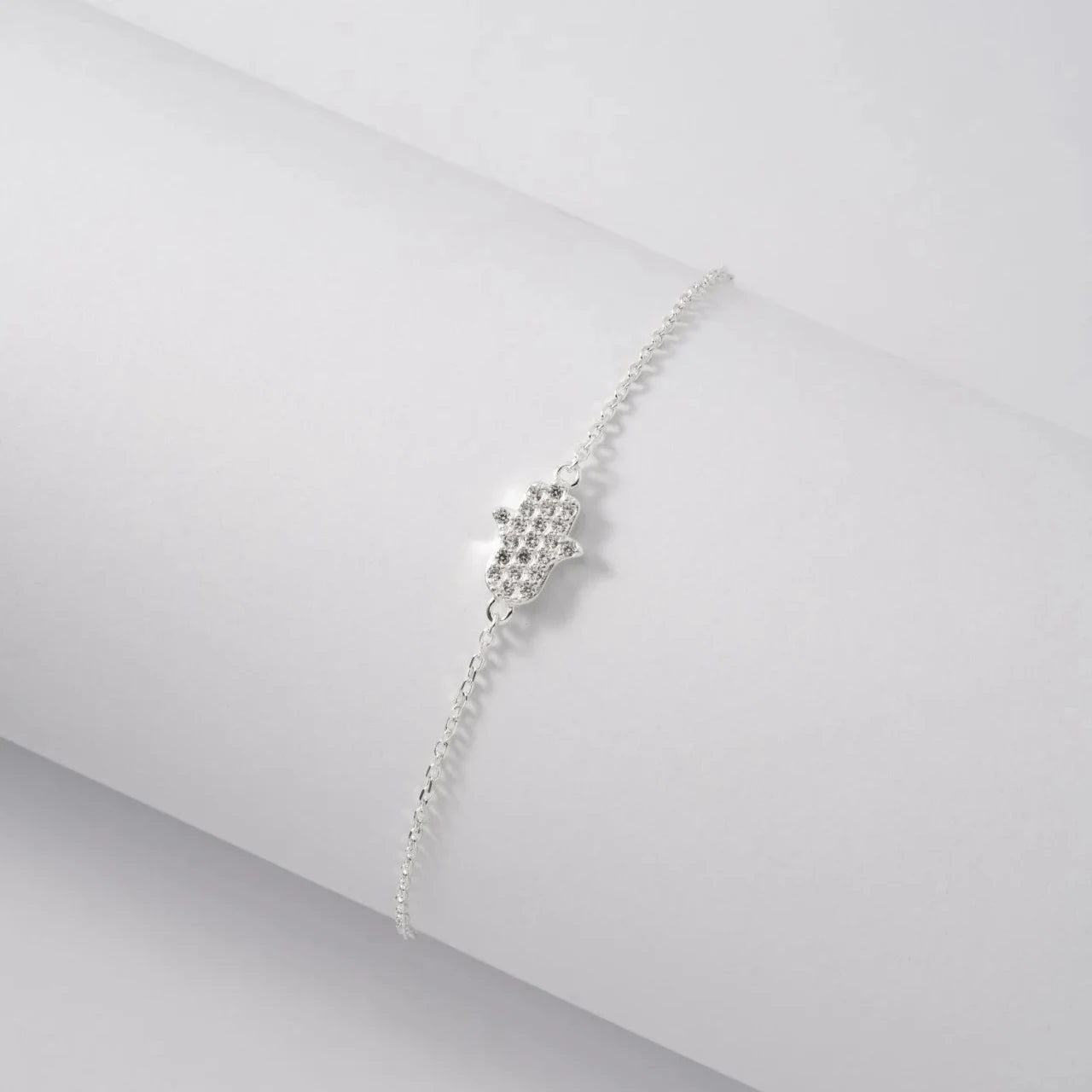 Pulsera Mano Hamsa en Plata 925 Para Dama